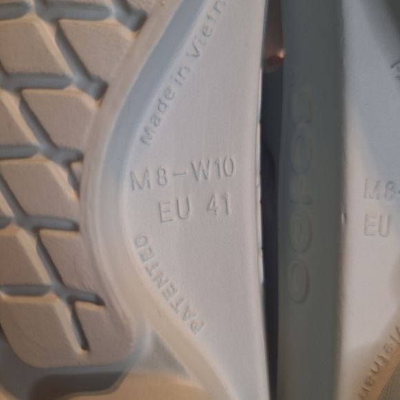 OOFOS Blue Flip Flops Thong Women's Sandals. Size 10 - Picture 7 of 11